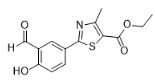 2-(3-醛基-4-羟基苯基)-4-甲基噻唑-5-羧酸乙酯对照品