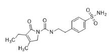 4-[2-(3-乙基-4-甲基-2-氧代-3-吡咯啉-1-甲酰胺基)乙基]-苯磺酰胺对照品