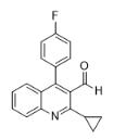 2-环丙基-4-(4-氟苯基)喹啉-3-甲醛对照品