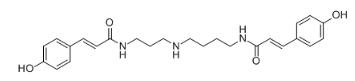 N1,N10-双(对香豆酰基)亚精胺标准品