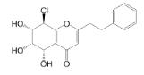 8-氯-2-（2-苯乙基）-5,6,7-三羟基-5,6,7,8-四氢色酮标准品