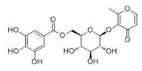 3-O-（6'-O-加仑基）-β-D-吡喃葡萄糖基麦芽酚标准品