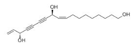 9,17-十八碳二烯-12,14-二炔-1,11,16-三醇标准品