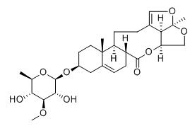 芫花叶白前甙元C O-BETA-D-吡喃黄夹竹桃糖苷标准品