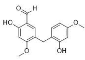 2-羟基-5-（2-羟基-4-甲氧基苄基）-4-甲氧基苯甲醛标准品