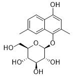 2,7-二甲基-1,4-二羟基萘1-O-葡萄糖苷标准品
