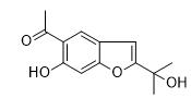 5-乙酰基-6-羟基-2-（1-羟基-1-甲基乙基）苯并呋喃标准品