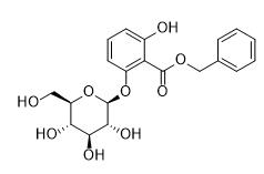 2-羟基-6-（β-葡萄糖基氧基）苯甲酸苄酯标准品