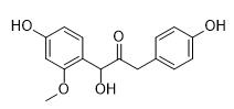 1-羟基-1-（4-羟基-2-甲氧基苯基）-3-（4-羟基苯基）丙-2-酮标准品