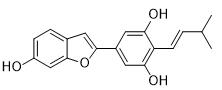5-（6-羟基苯并呋喃-2-基）-2-（3-甲基丁-1-烯基）苯-1,3-二醇标准品