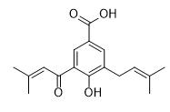4-羟基-3-（3-甲基-2-丁烯酰基）-5-（3-甲基-2-丁烯基）苯甲酸标准品