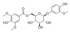 4-羟基-3-甲氧基苯酚1-O-（6-O-丁香酰基）葡萄糖苷标准品
