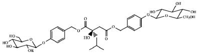 1,4-二[4-(葡萄糖氧)苄基]-2-异丁基苹果酸酯