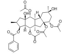 5,8,9,14-四乙酰氧基-3-苯甲酰氧基-10,15-二羟基苯醌标准品
