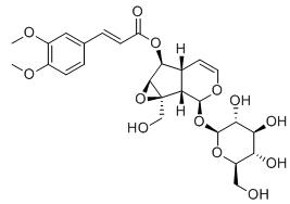 6-O-（3''，4''-二甲氧基肉桂酰基）梓醇标准品
