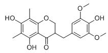 5,7-二羟基-3-（4-羟基-3,5-二甲氧基苄基）-6,8-二甲基铬-4-酮标准品