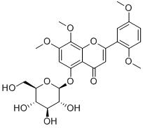 5-羟基-7,8,2'，5'-四甲氧基黄酮5-O-葡糖苷标准品