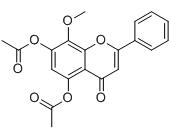 5,7-二乙酰氧基-8-甲氧基黄酮标准品