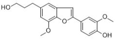 2-(4-羟基-3-甲氧基基)-7-甲氧基-5-并呋喃丙醇标准品
