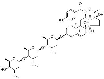 青羊参皂甙元3-O-β-D-油雄吡喃-(1→4)-β-D-异丙基吡喃-(1→4)-β-D-洋地黄吡喃糖苷标准品
