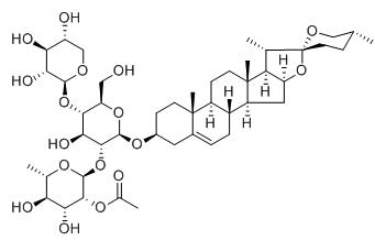2''-O-乙酰麦冬皂苷C标准品